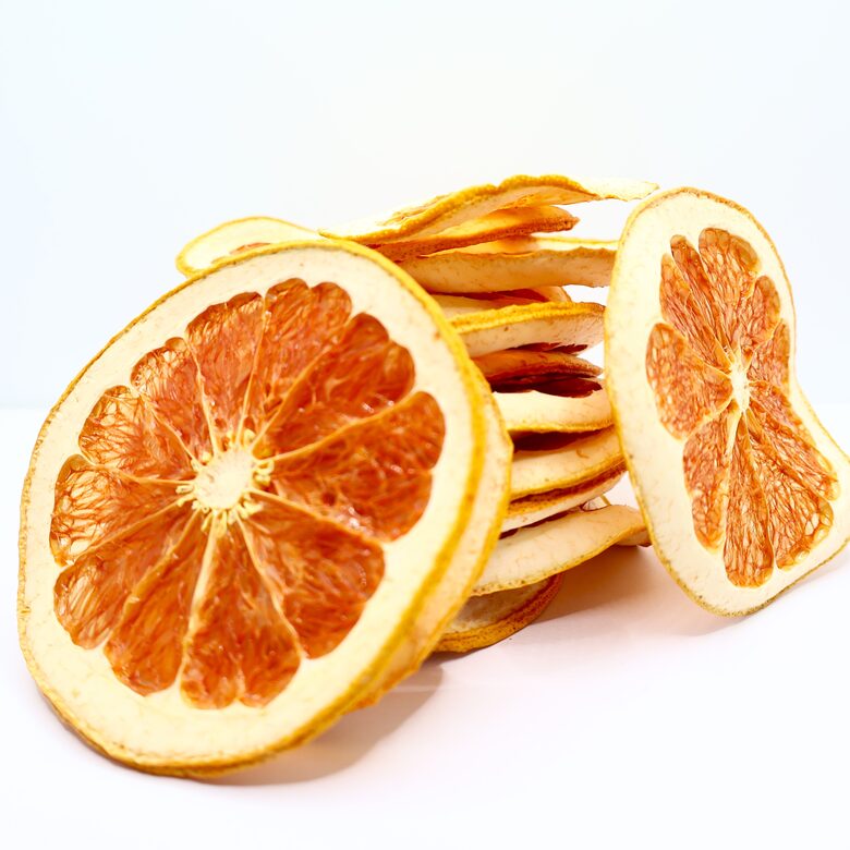 Greipfrūta šķēlītes Kaltētas