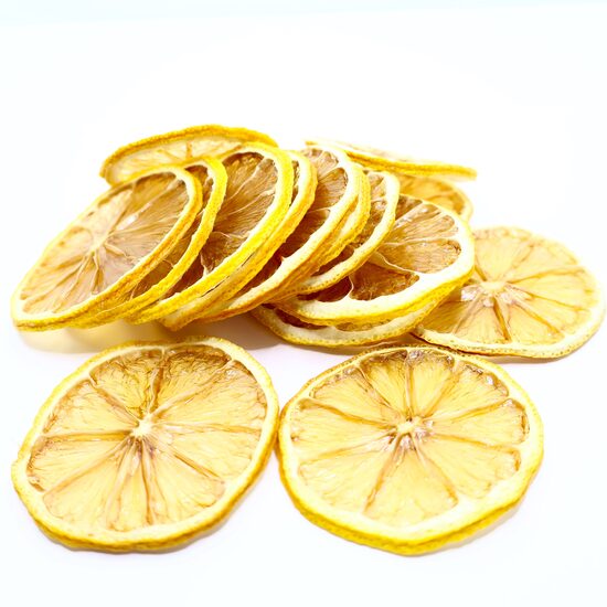 Citronu šķēlītes kaltētas
